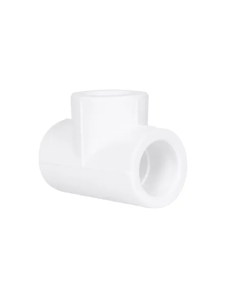 Трійник PPR Blue Ocean d25, для поліпропіленових труб, рівнопрохідний, білий