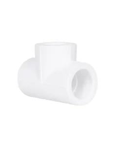 Тройник PPR Blue Ocean d32, для полипропиленовых труб, равнопроходной, белый