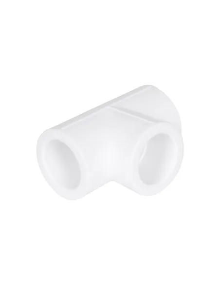 Тройник PPR Blue Ocean d32, для полипропиленовых труб, равнопроходной, белый