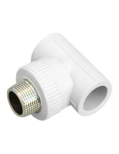 Трійник НР Blue Ocean 25х3/4х25 для поліпропіленових труб білий