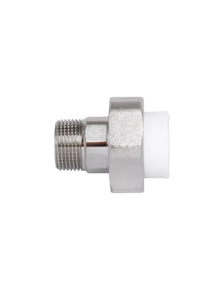 Тройник НР Blue Ocean 25х3/4х25, для полипропиленовых труб, белый