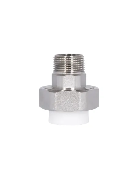 Тройник НР Blue Ocean 25х3/4х25, для полипропиленовых труб, белый