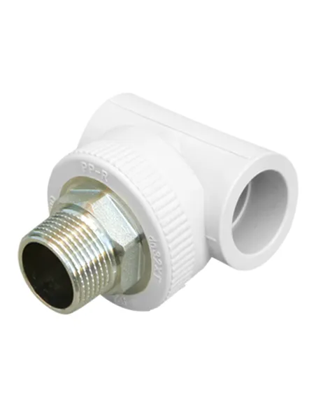 Трійник НР Blue Ocean 32х1х32, для поліпропіленових труб, білий