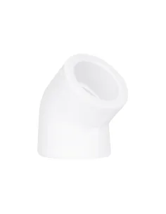 Кут 45 Blue Ocean d32, для поліпропіленових труб, білий