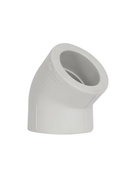 Кут 45 Blue Ocean d40, для поліпропіленових труб