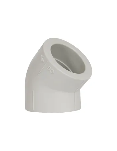 Кут 45 Blue Ocean d50, для поліпропіленових труб