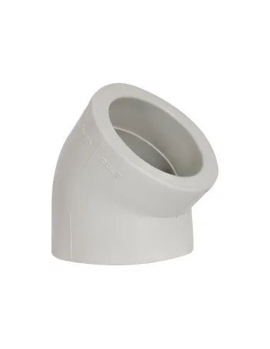 Кут 45 Blue Ocean d90, для поліпропіленових труб