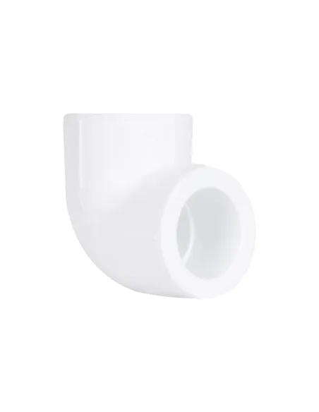 Кут 90 Blue Ocean d25, для поліпропіленових труб, білий