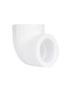 Кут 90 Blue Ocean d32, для поліпропіленових труб, білий