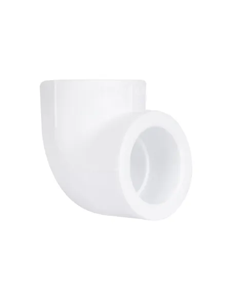 Кут 90 Blue Ocean d32, для поліпропіленових труб, білий