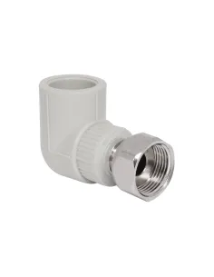 Уголок с накидной гайкой ВР 90 Blue Ocean 25х3/4, с латунным штоком, для полипропиленовых труб