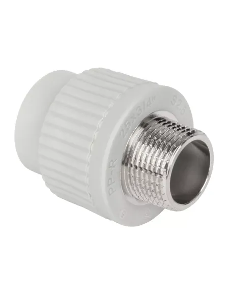 Муфта ITAL 20х3/4 дюйма зовнішня різьба, для поліпропіленових труб