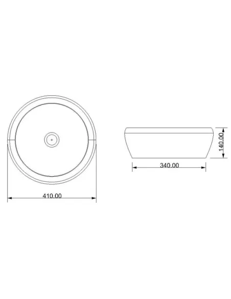 Умывальник Newarc Newart Countertop 42 5067, 42х42 см, без отверстия - 1 Умывальник Newarc Newart Countertop 42 5067, 42х42 см, без отверстия - 1