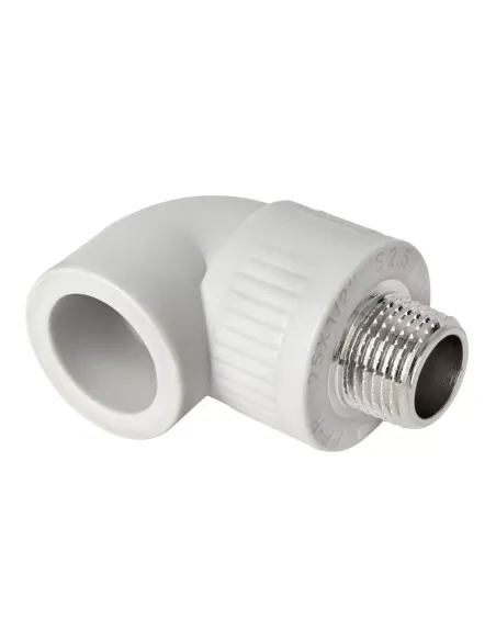 Кут 90 НР ITAL 25х1/2 дюйма для поліпропіленових труб, зовнішня різьба