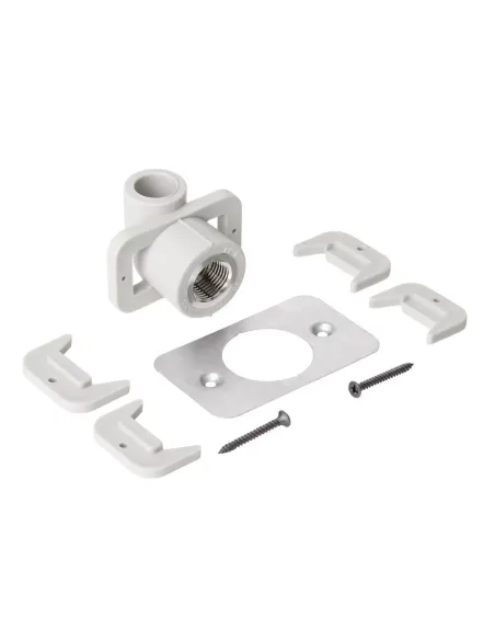 Кут 90 ВР настінний ITAL 20х1/2 дюйма під гіпсокартон, для поліпропіленових труб, внутрішнє різьблення