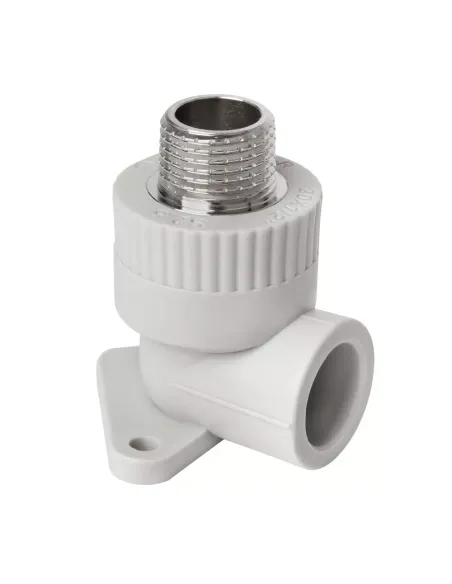 Кут 90 НР настінний ITAL 20х1/2 дюйма для поліпропіленових труб, зовнішня різьба