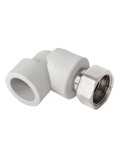 Кут 90 ITAL 25х3/4 дюйма для поліпропіленових труб, з накидною гайкою