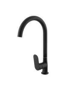 Смеситель для кухни Venta BF425UB черный, однорычажный