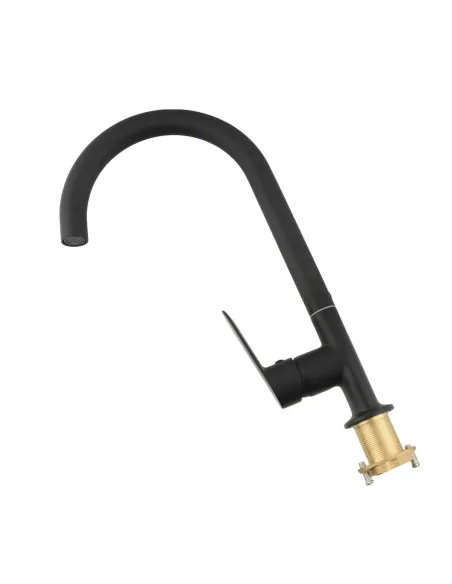 Змішувач для кухні Venta BF425UB чорний, одноважільний