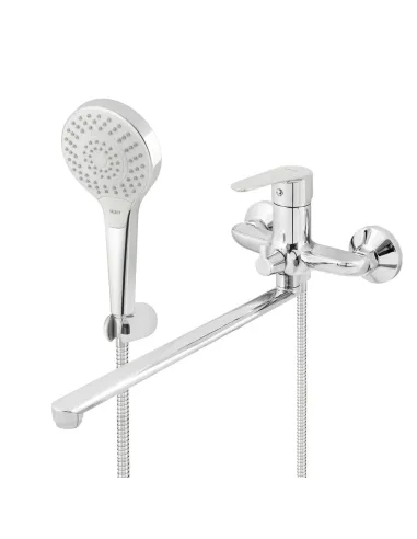 Змішувач для ванни Venta VR326DC з душовим набором, хром