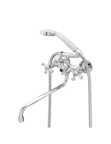 Змішувач для ванни Venta VM315DC з душовим набором, двовентильний