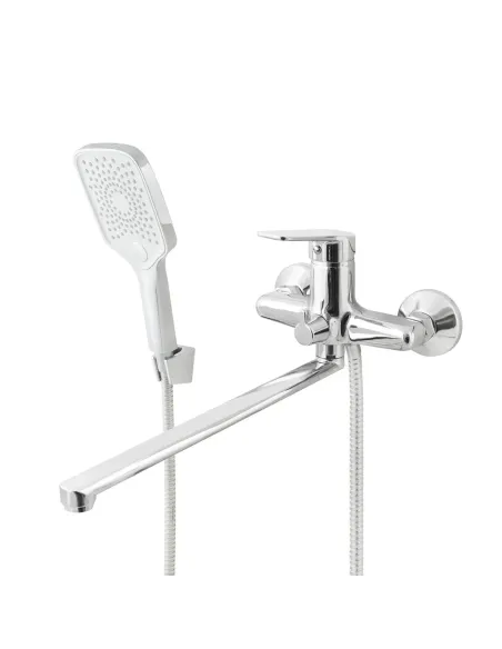 Змішувач для ванни Venta VF356DC з душовим набором, хром