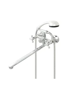 Смеситель для ванны Venta VD346DC с душевым набором, двухвентильный