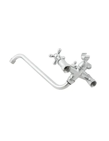 Смеситель для ванны Venta VD336DC с душевым набором, двухвентильный