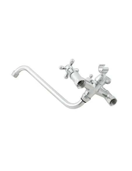 Смеситель для ванны Venta VD336DC с душевым набором, двухвентильный