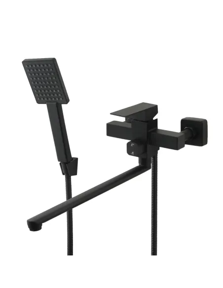 Смеситель для ванны Venta VC312DB черный, с душевым набором