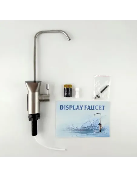 Кран для фільтру очищення води Raifil з ТДС метром I-A001, нерж.