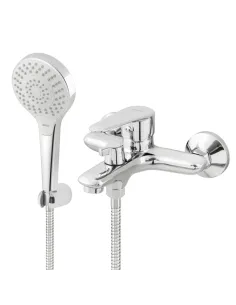 Смеситель для ванны Venta VR326LC с душевым набором, хром