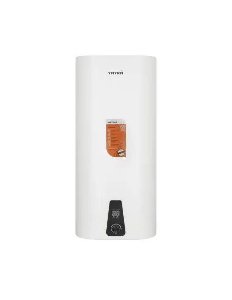 Бойлер Tatra-line Slim TSMN-80-(W), 80 літрів, плоский, мокрий ТЕН
