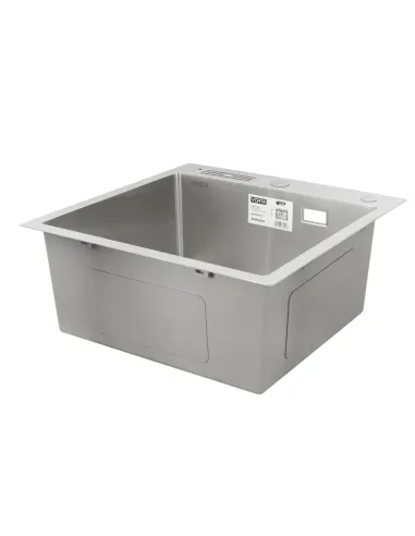 Мийка для кухні квадратна Venta BVMN5050 Polish 500х500х215 мм з нержавіючої сталі