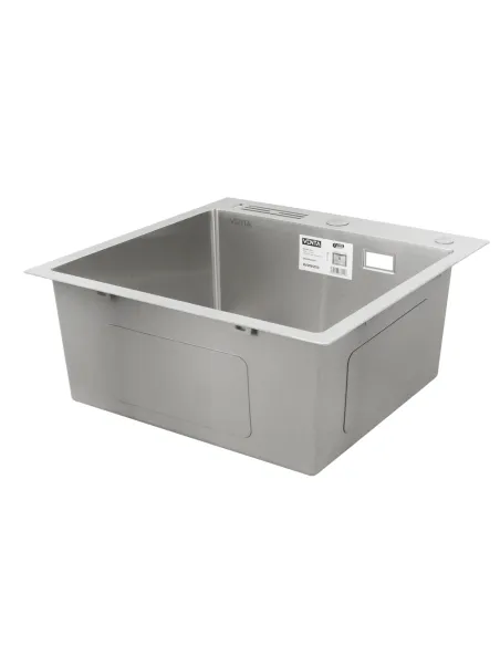 Мийка для кухні квадратна Venta BVMN5050 Polish 500х500х215 мм з нержавіючої сталі