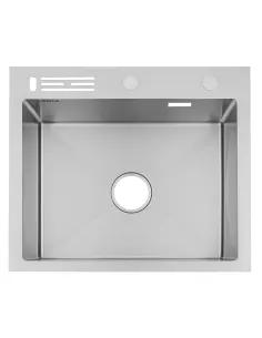 Мойка для кухни прямоугольная Venta BVMN6045 Polish 600х450х215 мм из нержавеющей стали