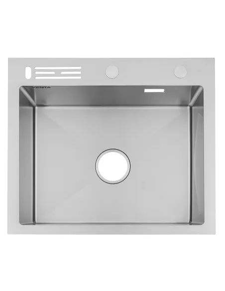 Мойка для кухни прямоугольная Venta BVMN6045 Polish 600х450х215 мм из нержавеющей стали