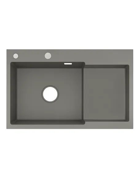 Мойка для кухни прямоугольная Venta BVM7849G Gray 780х490х215 мм из нержавеющей стали