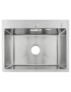 Мойка для кухни прямоугольная Venta BVM5845 Polish 580х450х215 мм из нержавеющей стали