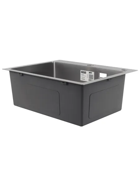 Мойка для кухни прямоугольная Venta BVM5845 Polish 580х450х215 мм из нержавеющей стали