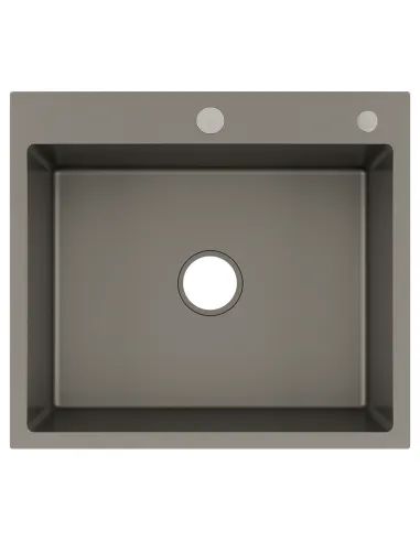 Мийка для кухні прямокутна Venta BVM6050G Polish 600х500х215 мм з нержавіючої сталі