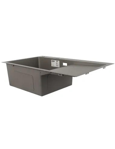 Мойка для кухни прямоугольная Venta BVM7848G Gray 780х480х215 мм из нержавеющей стали