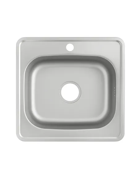 Мийка для кухні квадратна Venta VM48486D, 480х480х160 мм, з нержавіючої сталі