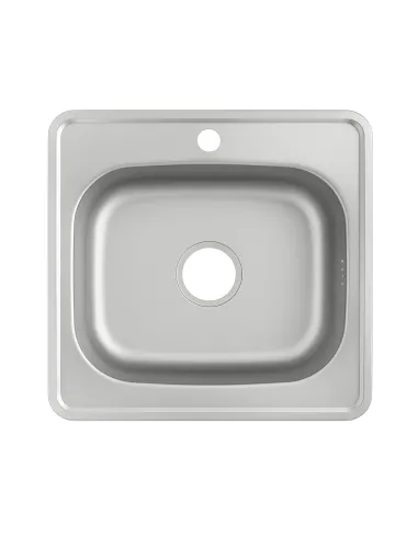 Мийка для кухні квадратна Venta VM48486S, 480х480х160 мм, з нержавіючої сталі