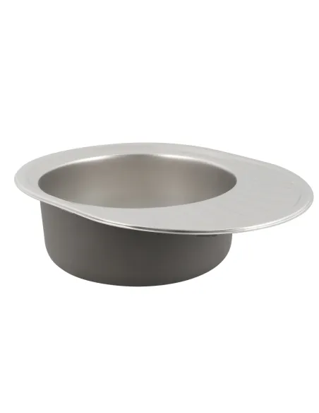 Мойка для кухни овальная Venta VM57458D, 570х450х160 мм, из нержавеющей стали