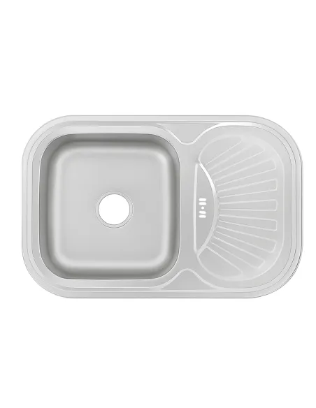 Мойка для кухни прямоугольная Venta VM75498D, 750х490х180 мм, из нержавеющей стали