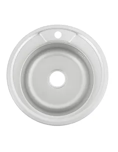Мойка для кухни круглая Venta VM5108D, Decor, 0.8 мм из нержавеющей стали
