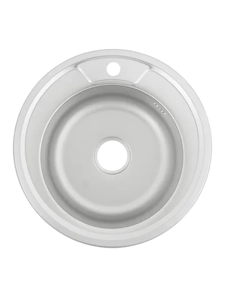 Мийка для кухні кругла Venta VM5108D, Decor, 0.8 мм з нержавіючої сталі
