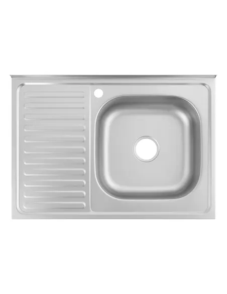 Мойка для кухни прямоугольная Venta VM8058R, Polish 0,8 мм из нержавеющей стали