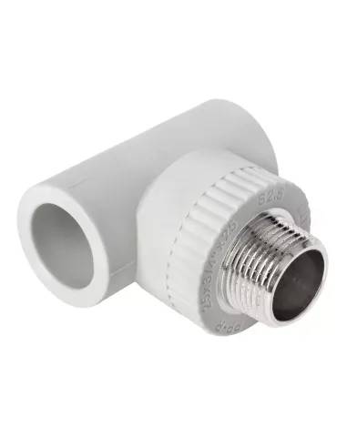 Тройник ITAL 25х3/4 дюйма, наружная резьба